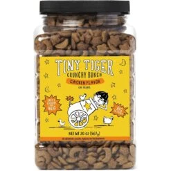 Tiny Tiger Chunks In EXTRA Gravy Beef & Poultry Recipes Variety Pack Grain-Free Canned Cat Food & Tiny Tiger Crunchy Bunch, Chicken Cannonball, Chicken Flavor Cat Treats 15 Tiny Tiger Chunks In EXTRA Gravy Beef & Poultry Recipes Variety Pack Grain-Free Canned Cat Food & Tiny Tiger Crunchy Bunch, Chicken Cannonball, Chicken Flavor Cat Treats -Furry Friends 303740 PT5. AC SS1800 V1623049946