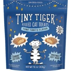 Tiny Tiger Chunks In EXTRA Gravy Tuna Recipe Grain-Free Canned Cat Food & Tiny Tiger Tuna Tidbits Flavor Filled Cat Treats -Furry Friends 303746 PT5. AC SS1800 V1623079062