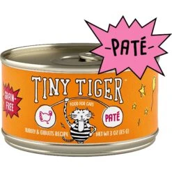 Tiny Tiger Pate Turkey & Giblets Recipe Grain-Free Canned Cat Food & Tiny Tiger Catnip Craze Flavor Filled Cat Treats 12 Tiny Tiger Pate Turkey & Giblets Recipe Grain-Free Canned Cat Food & Tiny Tiger Catnip Craze Flavor Filled Cat Treats -Furry Friends 303760 PT1. AC SS1800 V1623045158