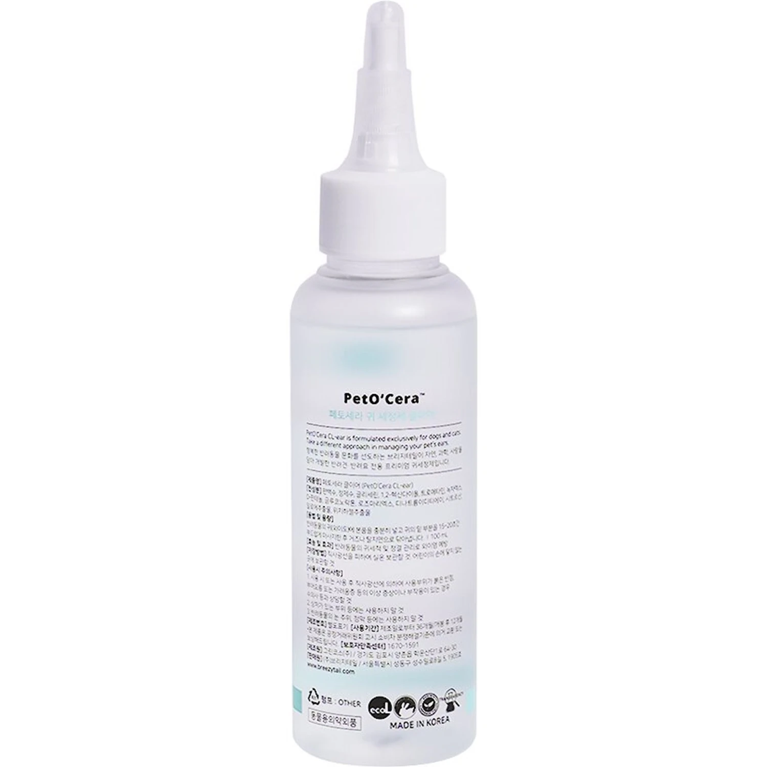 PetO'Cera Cl-Ear Dog & Cat Ear Cleaner, 3.38-oz Bottle 4 PetO'Cera Cl-Ear Dog & Cat Ear Cleaner, 3.38-oz Bottle - Image 2