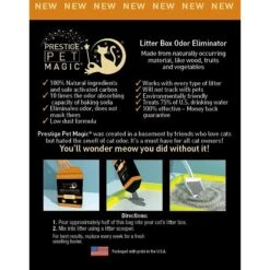 Prestige Pet Magic Natural Litter Box Odor Eliminator -Furry Friends 306523 PT3. AC SS1800 V1625836593
