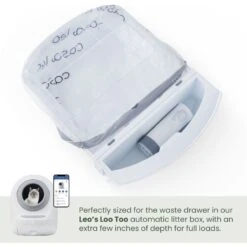 Casa Leo Leo's Loo Drawstring Waste Drawer Liners For Automatic Self-Cleaning Litter Boxes -Furry Friends 306527 PT3. AC SS1800 V1703871567