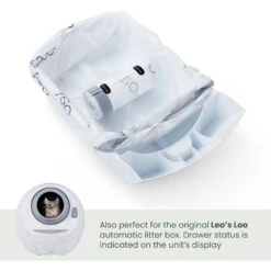 Casa Leo Leo's Loo Drawstring Waste Drawer Liners For Automatic Self-Cleaning Litter Boxes -Furry Friends 306527 PT6. AC SS1800 V1703871568