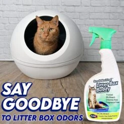ZORBX Smell Nothing Litter Box Buddy Odor Remover, 24-oz Bottle -Furry Friends 306746 PT3. AC SS1800 V1646784459