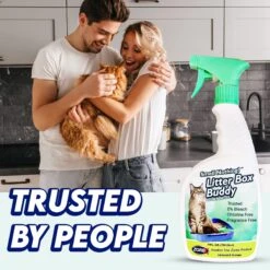 ZORBX Smell Nothing Litter Box Buddy Odor Remover, 24-oz Bottle -Furry Friends 306746 PT4. AC SS1800 V1646792910
