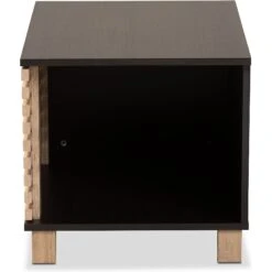 Baxton Studio Anson Cat Litter Box Cover House -Furry Friends 307859 PT5. AC SS1800 V1631887887