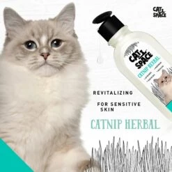 Cat Space Catnip Herbal Cat Shampoo, 10-oz Bottle 9 Cat Space Catnip Herbal Cat Shampoo, 10-oz Bottle -Furry Friends 307884 PT2. AC SS1800 V1624662751