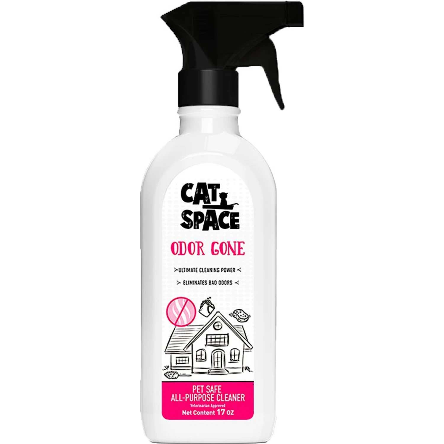 Cat Space Odor Gone Cat Spray, 17-oz Bottle 3 Cat Space Odor Gone Cat Spray, 17-oz Bottle