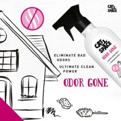 Cat Space Odor Gone Cat Spray, 17-oz Bottle 10 Cat Space Odor Gone Cat Spray, 17-oz Bottle -Furry Friends 307896 PT2. AC SS1800 V1624658549