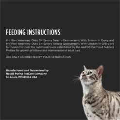 Purina Pro Plan Veterinary Diets EN Gastroenteric Savory Selects In Gravy Variety Pack Wet Cat Food 18 Purina Pro Plan Veterinary Diets EN Gastroenteric Savory Selects In Gravy Variety Pack Wet Cat Food -Furry Friends 308553 PT7. AC SS1800 V1700156469