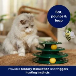 Frisco Bee & Leaf Cat Tracks Cat Toy With Catnip -Furry Friends 308889 PT3. AC SS1800 V1695241917