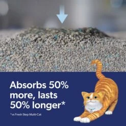 Fresh Step Outstretch Advanced Concentrated Febreze Freshness Scented Clumping Clay Cat Litter -Furry Friends 308951 PT5. AC SS1800 V1694465600