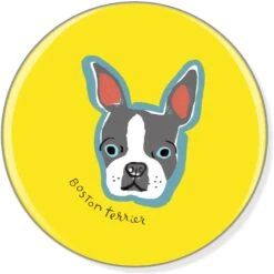 Pet Shop By Fringe Studio BFF Boston Ceramic Coaster