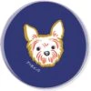 Pet Shop By Fringe Studio BFF Yorkie Ceramic Coaster -Furry Friends 309148 MAIN. AC SS1800 V1624319253