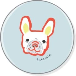 Pet Shop By Fringe Studio BFF Frenchie Ceramic Coaster