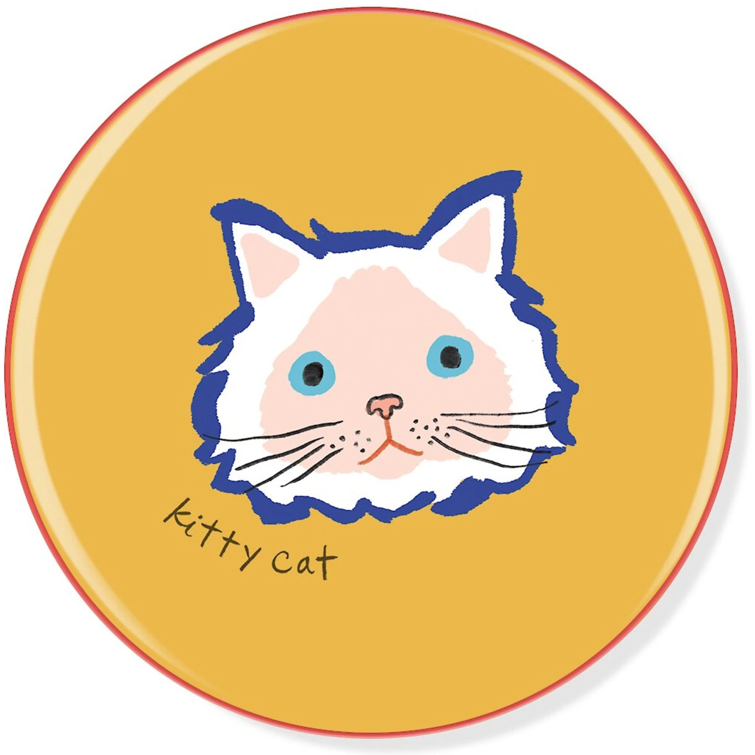 Pet Shop By Fringe Studio BFF Kitty Cat Ceramic Coaster 3 Pet Shop By Fringe Studio BFF Kitty Cat Ceramic Coaster