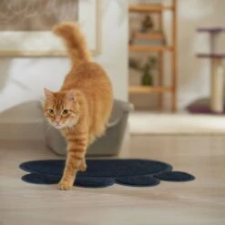 Frisco Paw Shaped Cat Litter Mat -Furry Friends 309790 PT3. AC SS1800 V1676648574