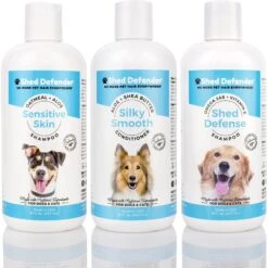 Shed Defender Sensitive Skin Oatmeal & Aloe Dog & Cat Shampoo, 16-oz Bottle -Furry Friends 310181 PT7. AC SS1800 V1624919593