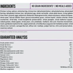 ORIJEN Free Run Chicken & Turkey, & Wild Caught Salmon & Herring Grain-Free Dry Kitten Food, 4-lb Bag -Furry Friends 311075 PT5. AC SS1800 V1689692255