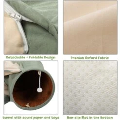 Coziwow By Jaxpety Collapsible Cat Tunnel Bed -Furry Friends 313503 PT6. AC SS1800 V1663608557