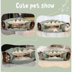 Coziwow By Jaxpety Collapsible Cat Tunnel Bed -Furry Friends 313503 PT7. AC SS1800 V1663609108