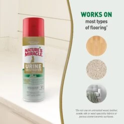 Nature's Miracle Dog Urine Destroyer Plus Enzymatic Stain Remover Foam Aerosol Spray, 17.5-oz Bottle -Furry Friends 313850 PT6. AC SS1800 V1701116641