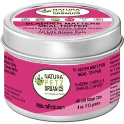 Natura Petz Organics Bladder Matters Cat Supplement, 4-oz Jar