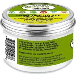 Natura Petz Organics LONG TIME NO SEE MEAL TOPPER* Vision & Ocular Health Support* Cat Supplement 9 Natura Petz Organics LONG TIME NO SEE MEAL TOPPER* Vision & Ocular Health Support* Cat Supplement -Furry Friends 314191 PT2. AC SS1800 V1692642810