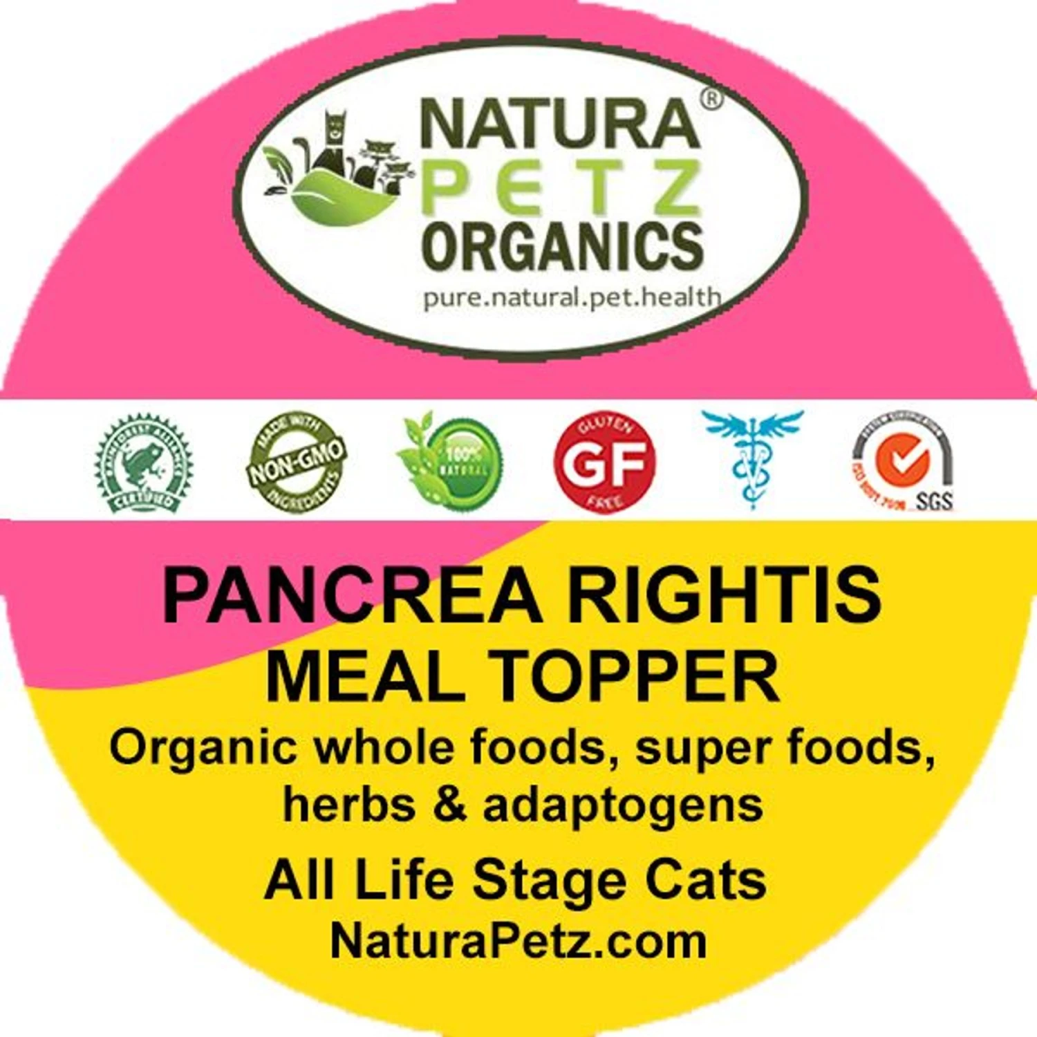Natura Petz Organics PANCREA RIGHTIS MAX MEAL TOPPER* Pancreas Inflammation & Flow Support* Cat Supplement 4 Natura Petz Organics PANCREA RIGHTIS MAX MEAL TOPPER* Pancreas Inflammation & Flow Support* Cat Supplement - Image 2