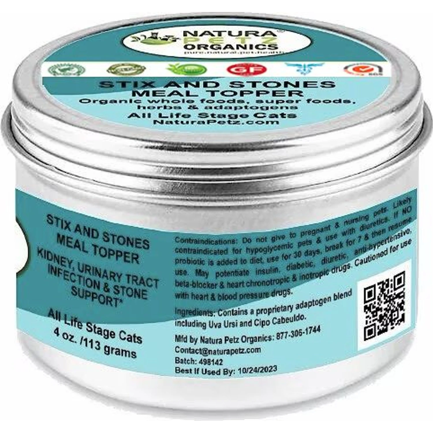 Natura Petz Organics STIX AND STONES MEAL TOPPER* Kidney, Urinary Tract Infection & Stone Support* Cat Supplement 6 Natura Petz Organics STIX AND STONES MEAL TOPPER* Kidney, Urinary Tract Infection & Stone Support* Cat Supplement - Image 4