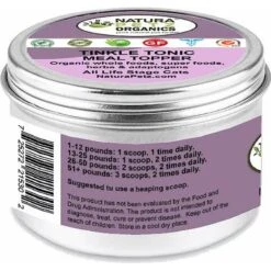 Natura Petz Organics TINKLE TONIC MEAL TOPPER* Urethral Blockage Support* Cat Supplement -Furry Friends 314211 PT2. AC SS1800 V1692642521