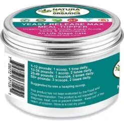 Natura Petz Organics YEAST RELEASE MAX MEAL TOPPER* Master Blend Candida Yeast Defense Support* Cat Supplement -Furry Friends 314227 PT1. AC SS1800 V1695736857