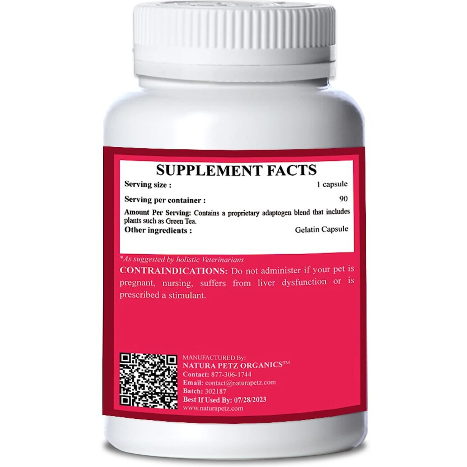 Natura Petz Organics Kick Start My Heart Cat Supplement, 90 Count 4 Natura Petz Organics Kick Start My Heart Cat Supplement, 90 Count - Image 2