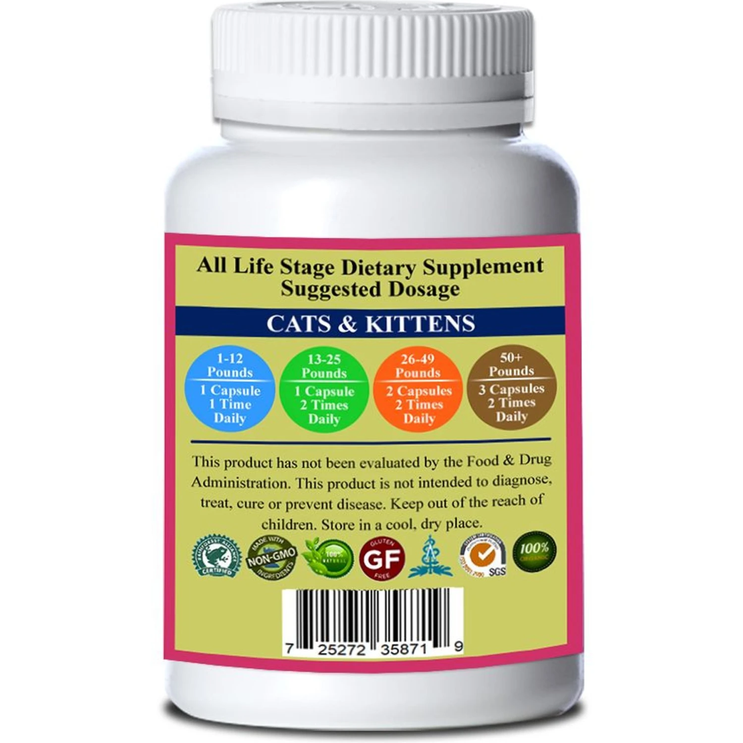 Natura Petz Organics LUMPS & BUMPS* - Irregular Tissue Support* Cat Supplement 4 Natura Petz Organics LUMPS & BUMPS* - Irregular Tissue Support* Cat Supplement - Image 2