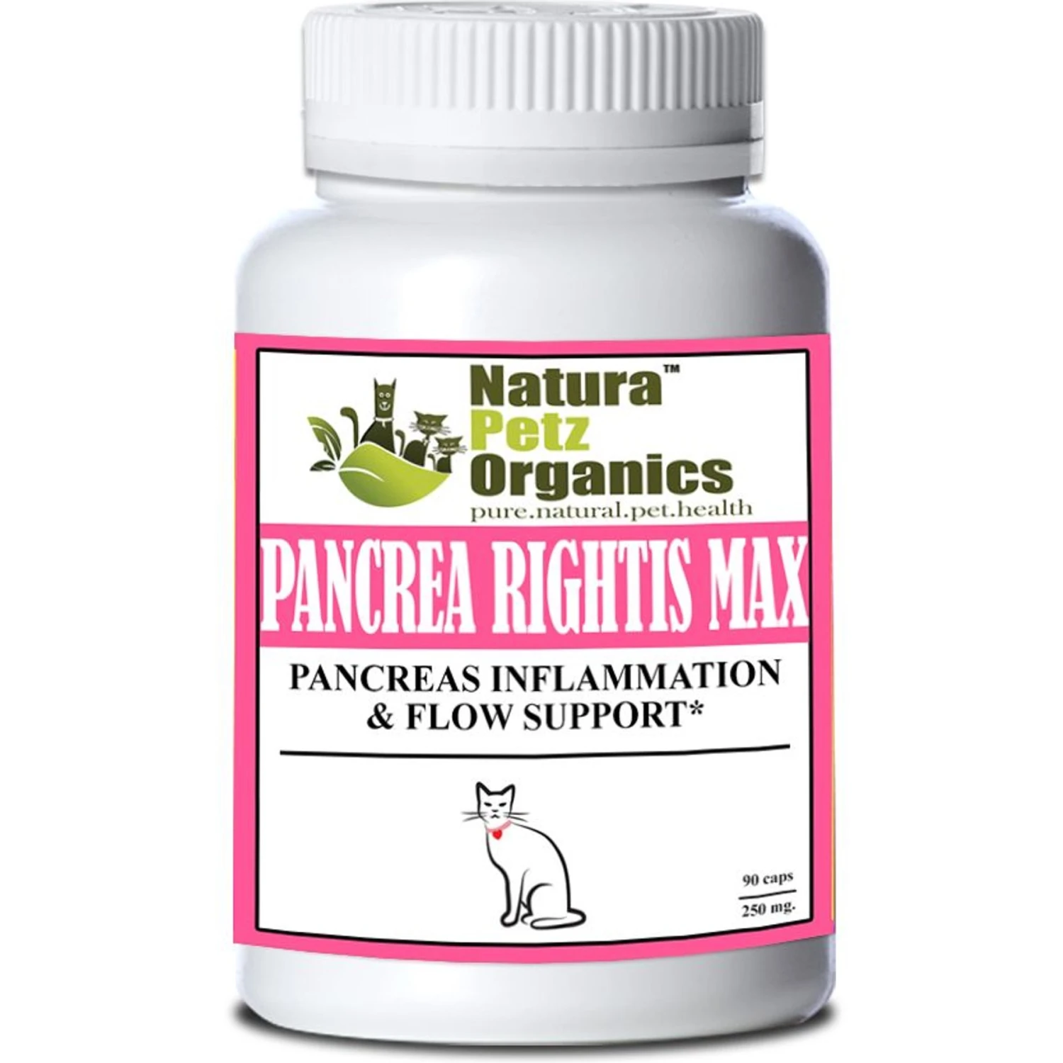 Natura Petz Organics PANCREA RIGHTIS MAX* Pancreas Inflammation & Flow Support* Cat Supplement 3 Natura Petz Organics PANCREA RIGHTIS MAX* Pancreas Inflammation & Flow Support* Cat Supplement