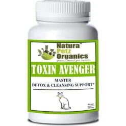 Natura Petz Organics Toxin Avenger Cat Supplement, 90 Count