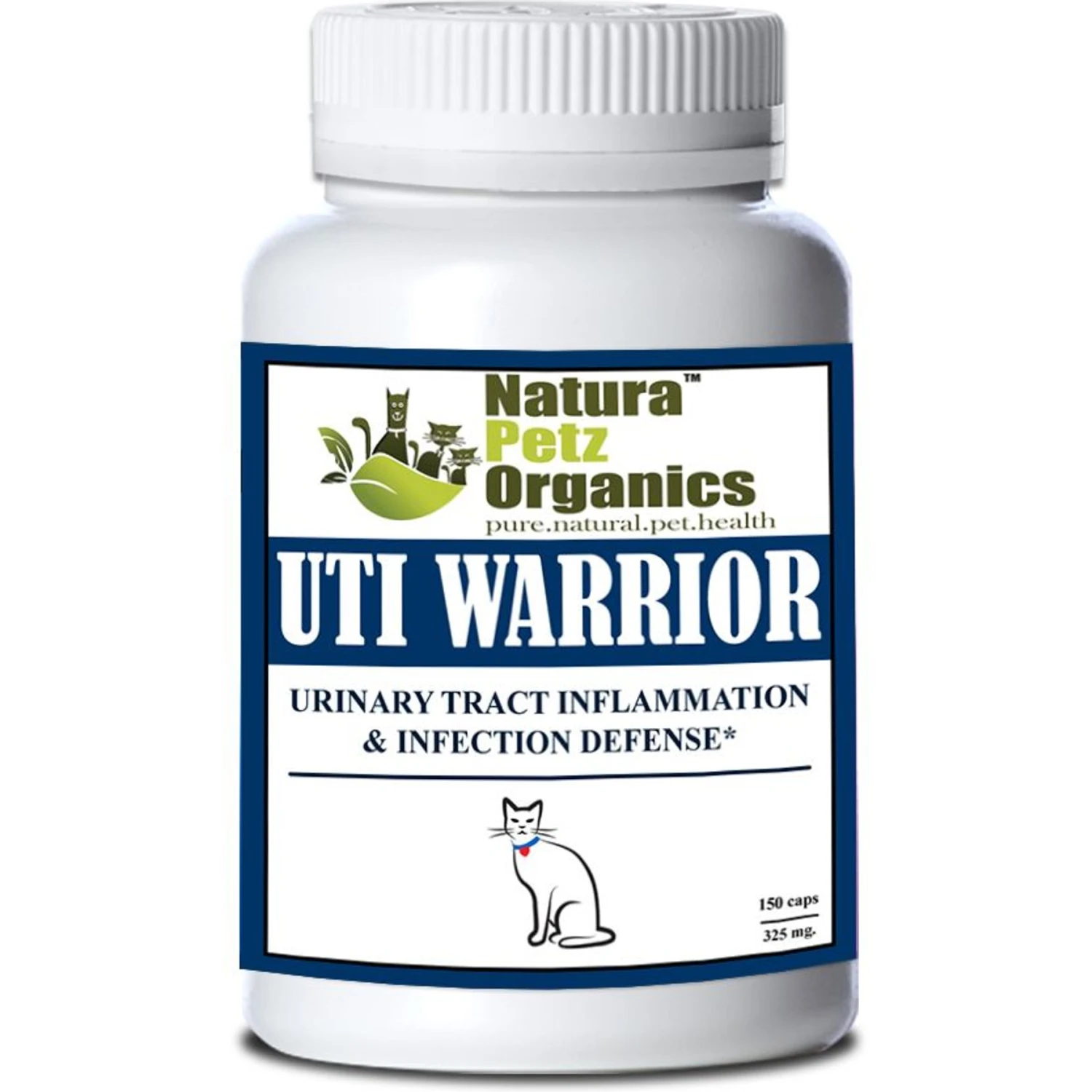 Natura Petz Organics UTI WARRIOR MAX* Chronic Urinary Tract Infection & Inflammation Support* Cat Supplement 3 Natura Petz Organics UTI WARRIOR MAX* Chronic Urinary Tract Infection & Inflammation Support* Cat Supplement