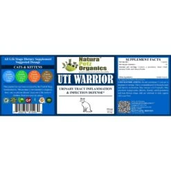 Natura Petz Organics UTI WARRIOR MAX* Chronic Urinary Tract Infection & Inflammation Support* Cat Supplement 8 Natura Petz Organics UTI WARRIOR MAX* Chronic Urinary Tract Infection & Inflammation Support* Cat Supplement -Furry Friends 314438 PT2. AC SS1800 V1692037157