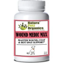 Natura Petz Organics Wound Medic Max Cat Supplement, 90 Count