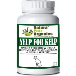 Natura Petz Organics Yelp For Kelp Cat Supplement, 150 Count