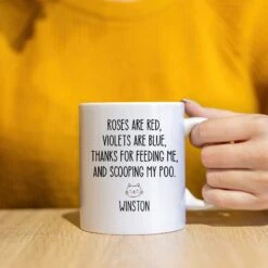 904 Custom Personalized Thank You From Cat Double Sided Mug, 11-oz -Furry Friends 314463 PT2. AC SS1800 V1637023303