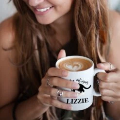 904 Custom Personalized Cat Mom Double Sided Mug, 11-oz -Furry Friends 314481 PT3. AC SS1800 V1637017912