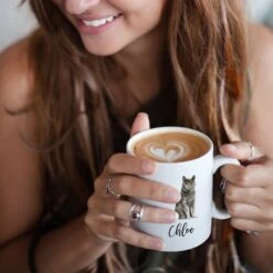 904 Custom Personalized Double Sided Mug, 11-oz -Furry Friends 314499 PT3. AC SS1800 V1637017631