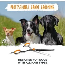 Mighty Paw Professional Dog & Cat Grooming Shears, 2 Count 15 Mighty Paw Professional Dog & Cat Grooming Shears, 2 Count -Furry Friends 315236 PT4. AC SS1800 V1626468370
