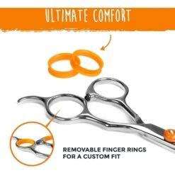 Mighty Paw Professional Dog & Cat Grooming Shears, 2 Count 18 Mighty Paw Professional Dog & Cat Grooming Shears, 2 Count -Furry Friends 315236 PT7. AC SS1800 V1626471407