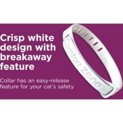 Comfort Zone Calming Pheromone Breakaway Cat Collar, 4 Count 12 Comfort Zone Calming Pheromone Breakaway Cat Collar, 4 Count -Furry Friends 315474 PT4. AC SS1800 V1691003335