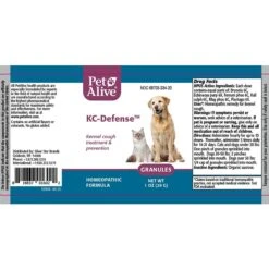 PetAlive KC-Defense Homeopathic Medicine For Kennel Cough For Dogs & Cats, 1-oz Jar 11 PetAlive KC-Defense Homeopathic Medicine For Kennel Cough For Dogs & Cats, 1-oz Jar -Furry Friends 316614 PT3. AC SS1800 V1627354870