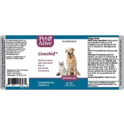 PetAlive LiverAid Granules Liver & Pancreatic Supplement For Dogs & Cats -Furry Friends 316616 PT3. AC SS1800 V1627355471