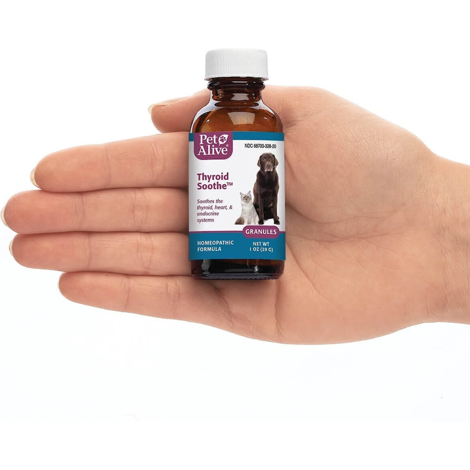 PetAlive Thyroid Soothe Homeopathic Medicine For Hyperthyroidism For Dogs & Cats, 1-oz Jar 4 PetAlive Thyroid Soothe Homeopathic Medicine For Hyperthyroidism For Dogs & Cats, 1-oz Jar - Image 2