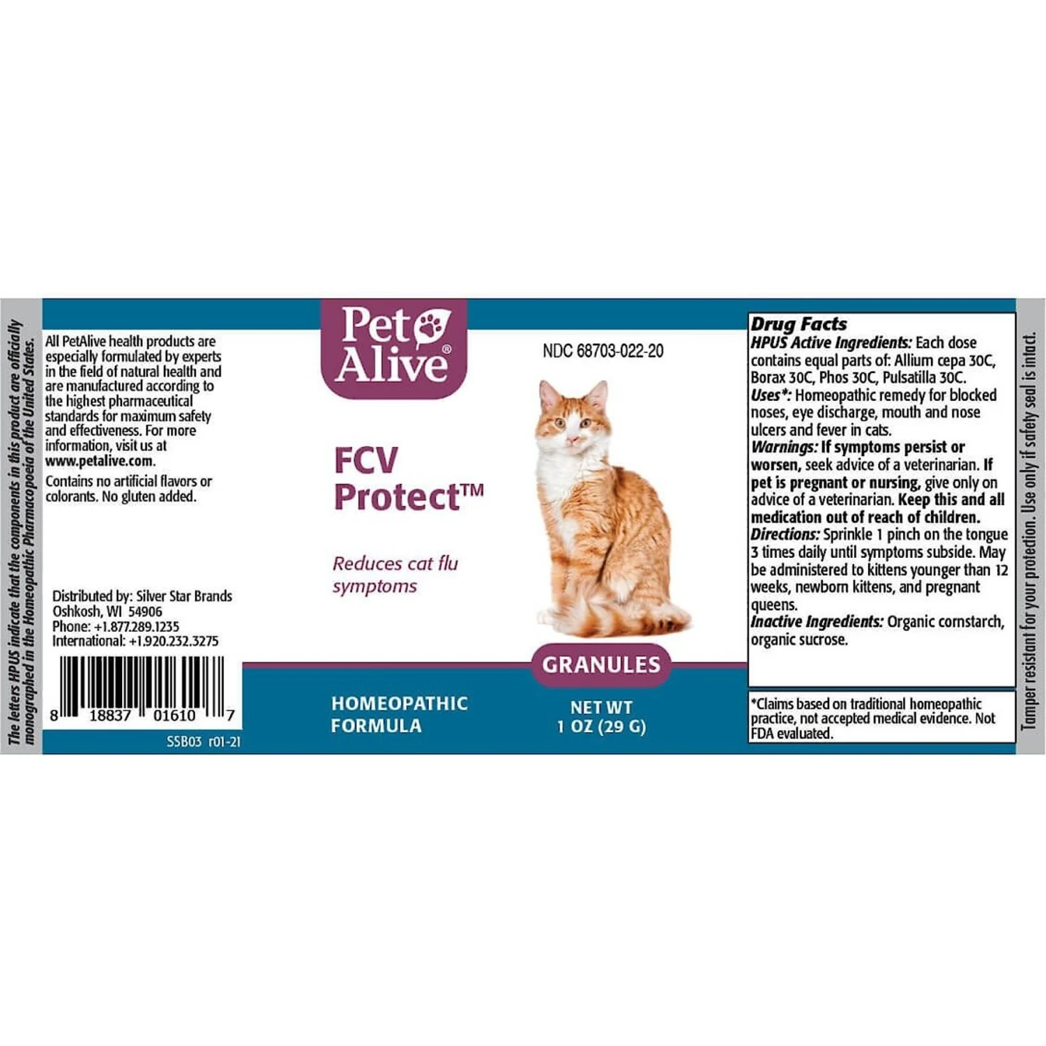 PetAlive FCV Protect Homeopathic Medicine For Feline Calicivirus FCV For Cats 6 PetAlive FCV Protect Homeopathic Medicine For Feline Calicivirus FCV For Cats - Image 4